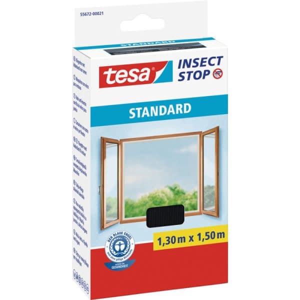 TesaÂ® Insect Stop Insektnet Standard til vinduer, antracit